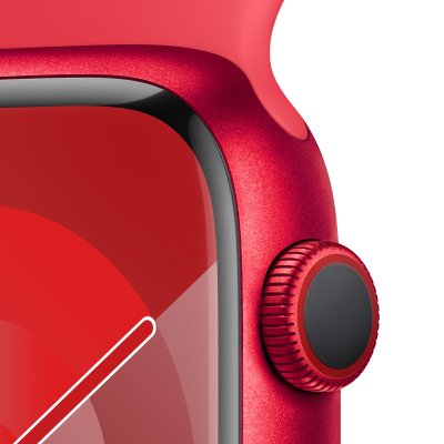 Apple Watch Series 9 with Sport Band Aluminium 45mm GPS M/L (Product)Red