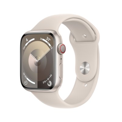 Apple Watch Series 9 with Sport Band Aluminium 41mm GPS S/M Starlight