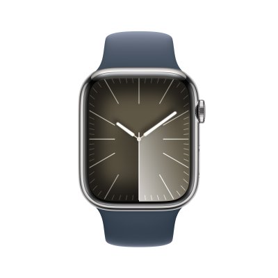 Apple Watch Series 9 with Sport Band Stainless 41mm GPS + Cellular M/L Silver