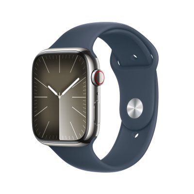 Apple Watch Series 9 with Sport Band Stainless 41mm GPS + Cellular M/L Silver