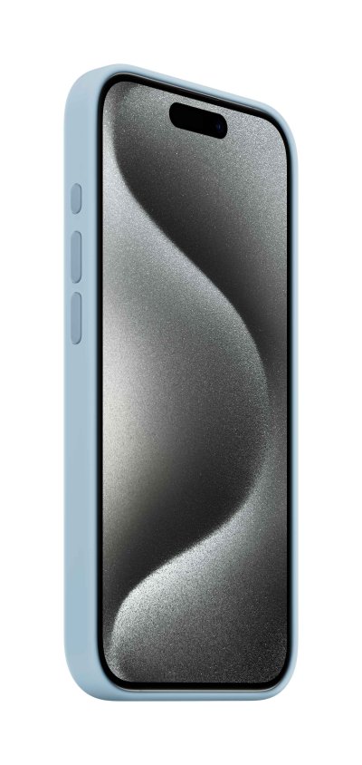 Apple iPhone 15 Pro Silicone Case with MagSafe - Light Blue