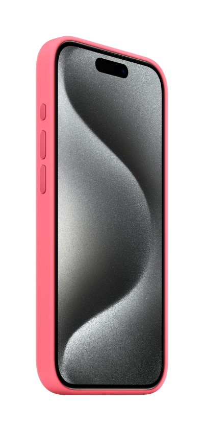 Apple iPhone 15 Pro Silicone Case with MagSafe - Pink