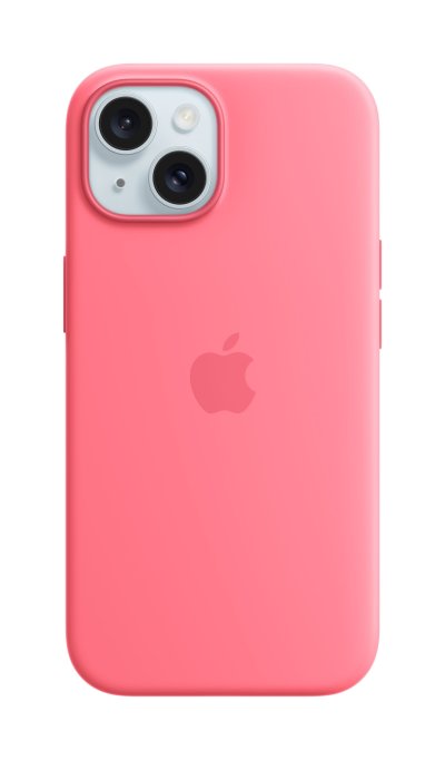 Apple iPhone 15 Silicone Case with MagSafe - Pink
