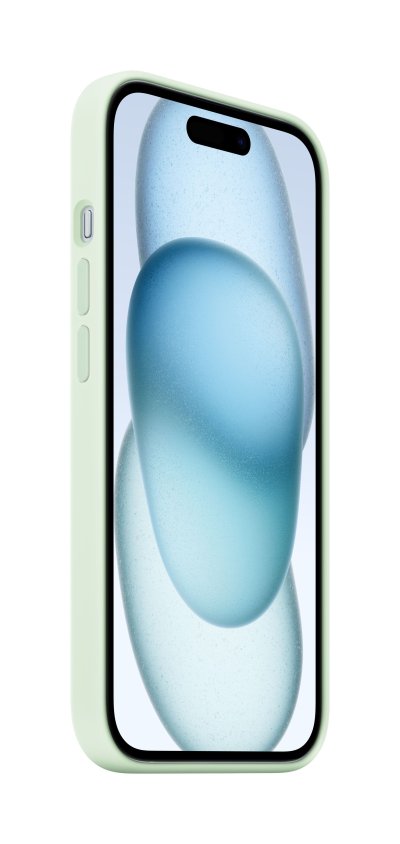 Apple iPhone 15 Silicone Case with MagSafe - Soft Mint