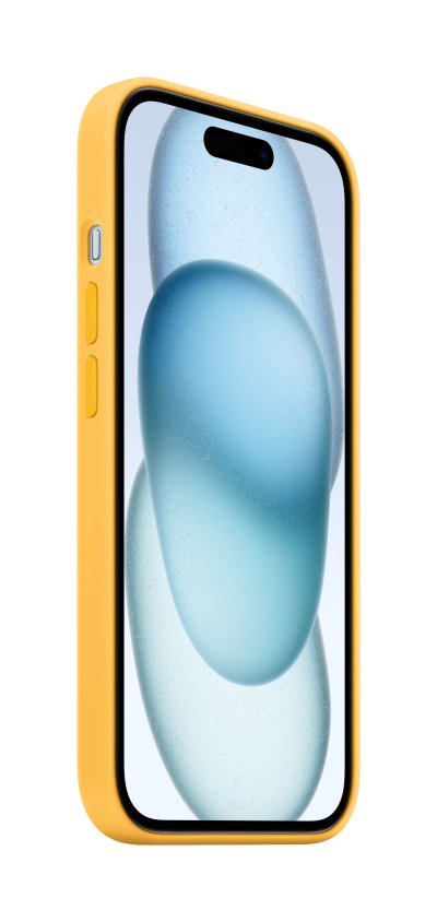 Apple iPhone 15 Silicone Case with MagSafe - Sunshine