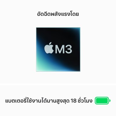 15-inch MacBook Air M3 chip 8C CPU/10C GPU/16 GB/512 GB SpaceGrey