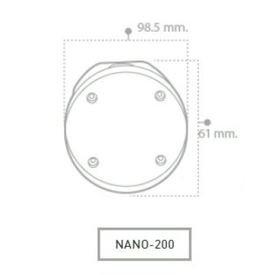 กล่องกันน้ำพลาสติก 3.5"x2.5"