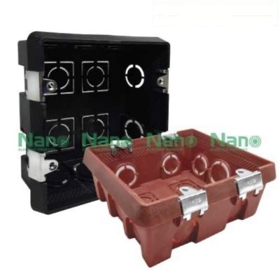 บล็อคฝัง มีหูเหล็ก(กล่องอเนกประสงค์) Flush box (Handy box) บล็อคฝัง มีหูเหล็ก(กล่องอเนกประสงค์) Flush box (Handy box)