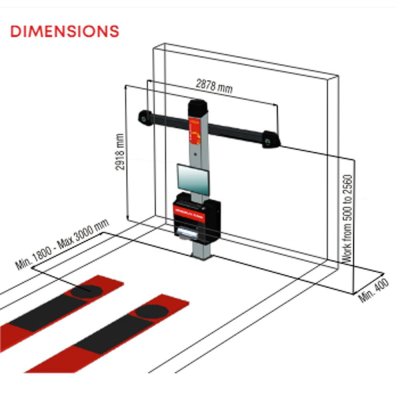 เครื่องตั้งศูนย์ล้อ 3D Mondolfo Ferro รุ่น Trigon Super Novo
