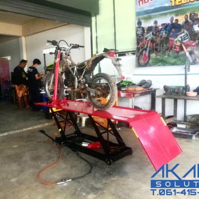 ลิฟท์ยกมอเตอร์ไซค์ 2 ระบบ ALTRA 450MT