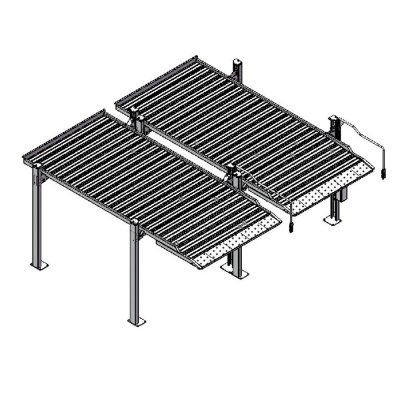 ลิฟท์จอดรถ 4 เสา แบบปลดล็อคไฟฟ้า ALTRA ALP-4536PE