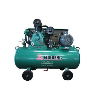 ปั๊มลม 2 สเตจ FUSHENG HTA-80-304 5 แรงม้า ถัง 304 ลิตร
