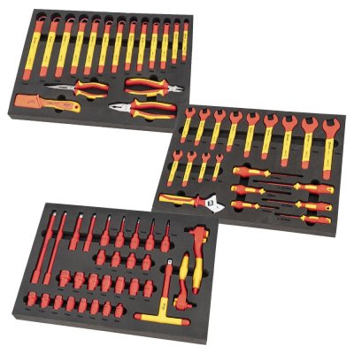 ชุดเครื่องมือซ่อมรถ EV SATA 09928 จำนวน 68 ชิ้น