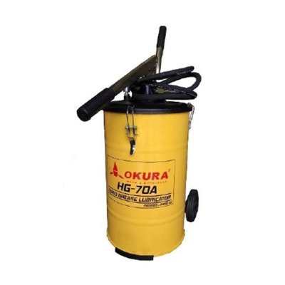 ถังอัดจาระบีมือโยก OKURA รุ่น HG-70A ขนาด 20 ลิตร