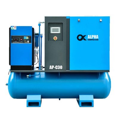ปั๊มลมสกรูครบชุด 30 แรงม้า ALPHA AP-C30