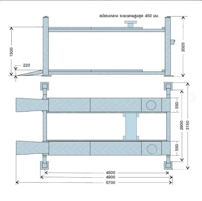 ลิฟท์ 4 เสาตั้งศูนย์ล้อ ALTRA LIFT รุ่น 440W
