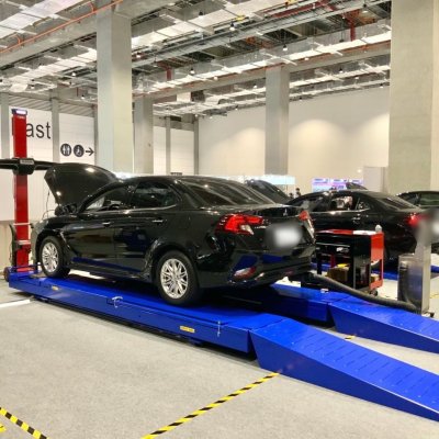 ลิฟท์เอ็กซ์ตั้งศูนย์ล้อ 2 ชั้น CARLEO SL-565HS-35