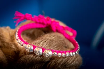 สร้อยข้อมือเงินกะเหรี่ยง Karen silver bracelet