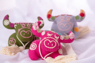 พวงกุญแจตุ๊กตาควาย Buffalo doll keychain