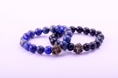 Ceramic Ganesha bracelet