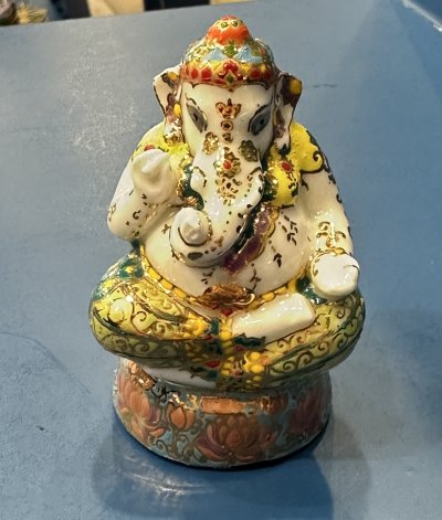Benjarong Painted Ganesha