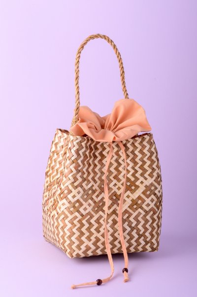 Woven Dumpling shaped bag