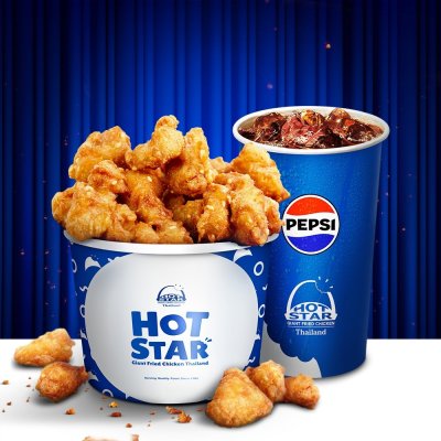 Crunchy Pop + Soft Drink 16 oz.