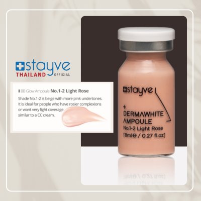 Stayve Dermawhite BB Glow Ampoule No.1-2 Light Rose