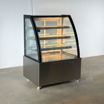 ตู้แช่เค้ก กระจกโค้ง Sanden รุ่น SKC-0903