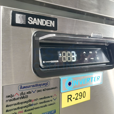 ตู้แช่เย็นเคาน์เตอร์สแตนเลส 2 ประตู Sanden รุ่น SCR3-1507AI