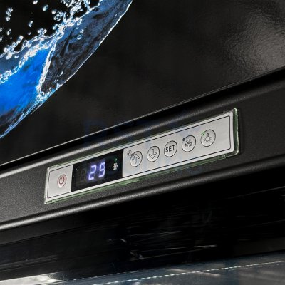 ตู้แช่เย็น 3 ประตู Sanden รุ่น YPC-1650 Black