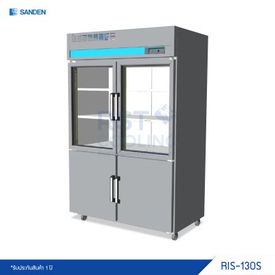 ตู้แช่สแตนเลส (แช่เย็น - แช่แข็ง) Sanden รุ่น RIS-130S