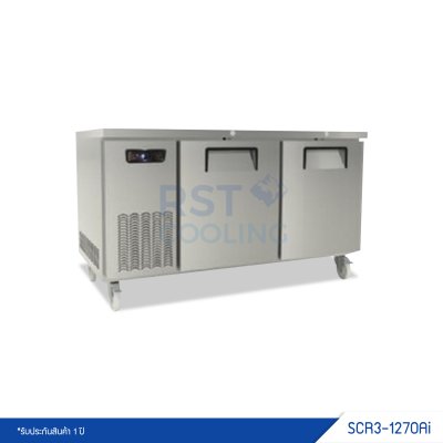 ตู้แช่เย็นเคาน์เตอร์สแตนเลส 2 ประตู Sanden รุ่น SCR3-1270Ai