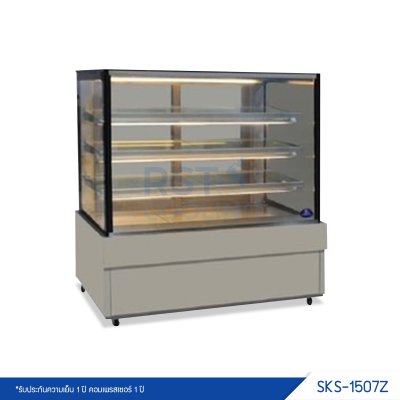 ตู้แช่เค้ก กระจกเหลี่ยม Sanden รุ่น SKS-1507Z ตู้แช่เค้ก กระจกเหลี่ยม Sanden รุ่น SKS-1507Z