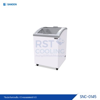 ตู้แช่แข็ง กระจกโค้ง Sanden รุ่น SNC-0145