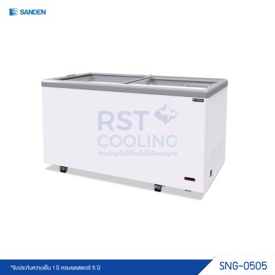 ตู้แช่แข็ง กระจกเรียบ Sanden รุ่น SNG-0505