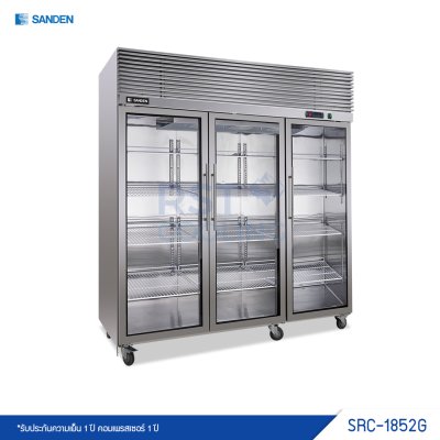 ตู้แช่เย็นสแตนเลส 3 ประตู Sanden รุ่น SRC-1852G