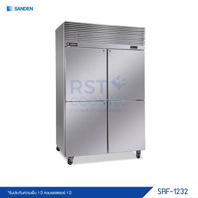 ตู้แช่แข็งสแตนเลส 4 ประตู Sanden รุ่น SRF-1232