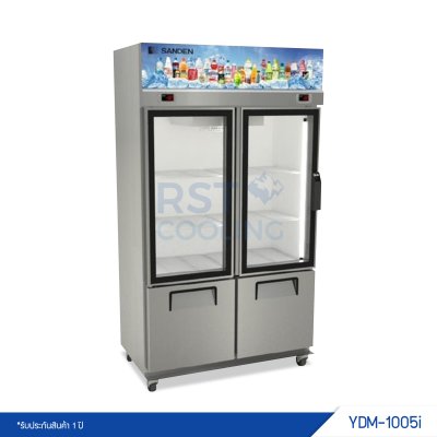 ตู้แช่สแตนเลส (แช่เย็น - แช่แข็ง) Sanden รุ่น YDM-1005i