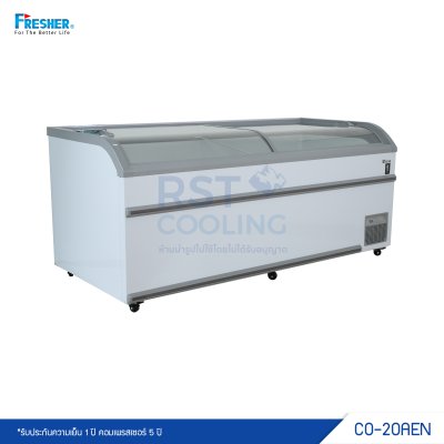 ตู้แช่แข็งฝากระจกโค้ง Fresher รุ่น CO-20AEN