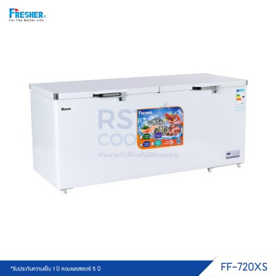 ตู้แช่แข็ง ฝาทึบ 2 ฝา Fresher รุ่น FF-720XS