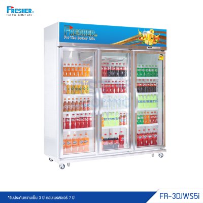 ตู้แช่เครื่องดื่ม 3 ประตู Fresher รุ่น FR-3DJWS5I