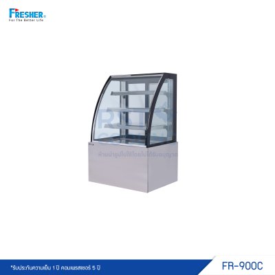 ตู้แช่เค้กฝากระจกโค้ง Fresher รุ่น FR-900C