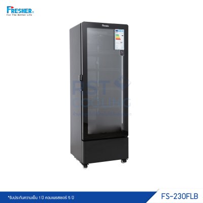 ตู้แช่เครื่องดื่ม 1 ประตู Frameless Fresher รุ่น FS-230FLB