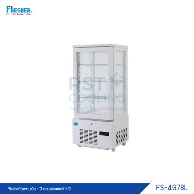 ตู้แช่เย็นแบบกระจก 4 ด้าน Fresher รุ่น FS-4G78L