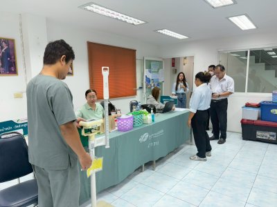 การตรวจสุขภาพบุคลากรประจำปี 2568