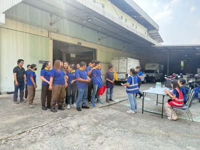 การฝึกอบรมหลักสูตรดับเพลิงและซ้อมอพยพหนีไฟประจำปี 2568