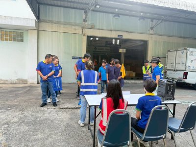 การฝึกอบรมหลักสูตรดับเพลิงและซ้อมอพยพหนีไฟประจำปี 2568