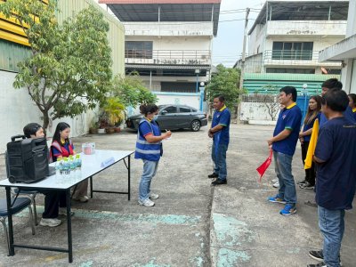 การฝึกอบรมหลักสูตรดับเพลิงและซ้อมอพยพหนีไฟประจำปี 2568