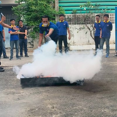 การฝึกอบรมหลักสูตรดับเพลิงและซ้อมอพยพหนีไฟประจำปี 2568